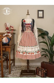 Miss Point Apple Garden Long Skirt(Reservation/Full Payment Without Shipping)